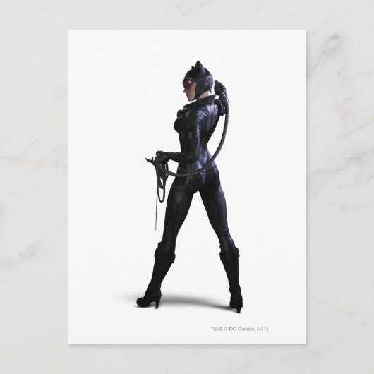 Catwoman Color Postkarte (Vorderseite)