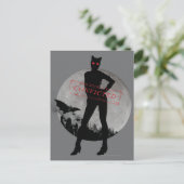 Catwoman Conviced Gray Postkarte (Stehend Vorderseite)