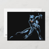 Catwoman Crouches Postkarte (Vorne/Hinten)