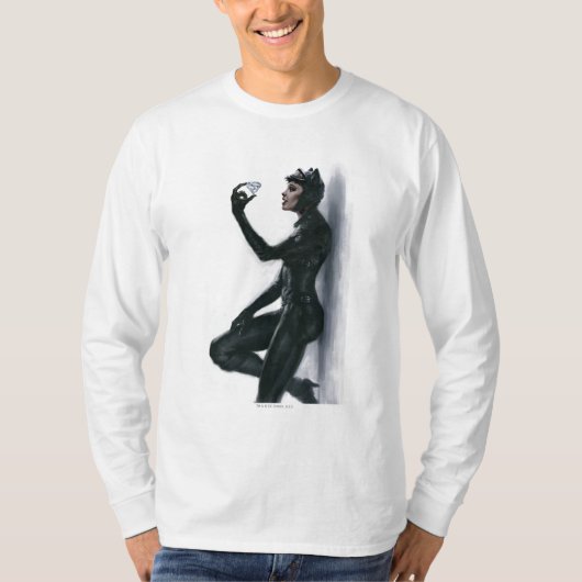 Catwoman Illustration T-Shirt (Vorderseite)