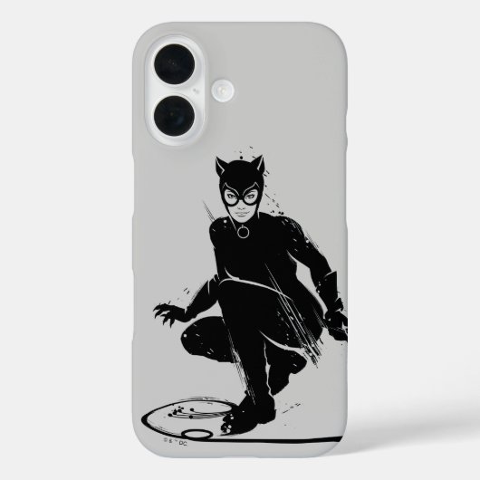 Catwoman Ink Brush Pose Case-Mate iPhone Hülle (Rückseite)
