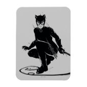 Catwoman Ink Brush Pose Magnet (Vertikal)