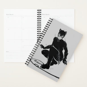 Catwoman Ink Brush Pose Planer