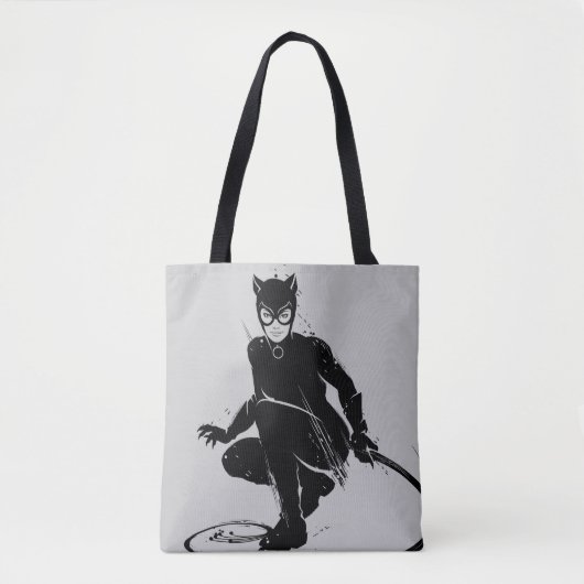 Catwoman Ink Brush Pose Tasche (Vorderseite)