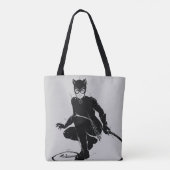 Catwoman Ink Brush Pose Tasche (Rückseite)