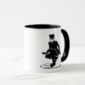 Catwoman Ink Brush Pose Tasse (VorderseiteRechts)