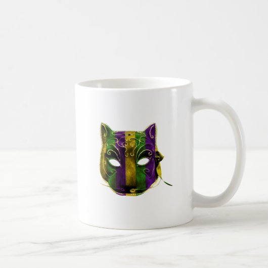 Catwoman-Karneval-Maske Kaffeetasse (Rechts)