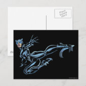 Catwoman Kicks Postkarte (Vorne/Hinten)