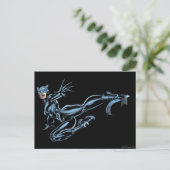 Catwoman Kicks Postkarte (Stehend Vorderseite)