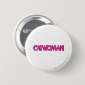 Catwoman Logo Rosa Button (Vorne & Hinten)
