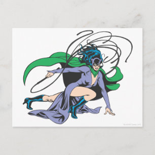 Catwoman Lunges Postkarte