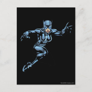 Catwoman mit Gesetzen Postkarte