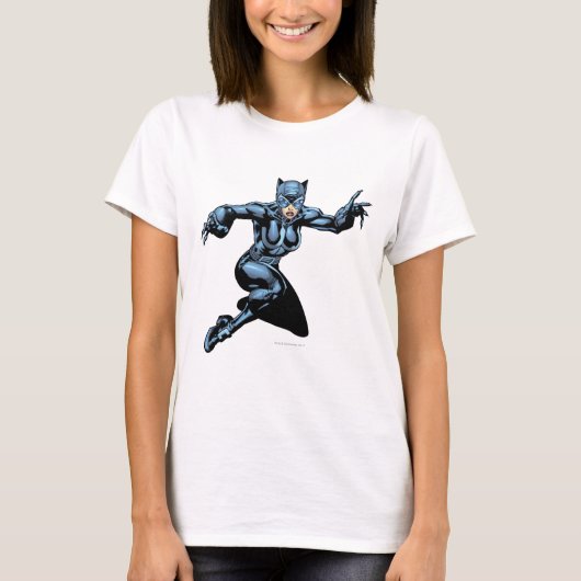 Catwoman mit Gesetzen T-Shirt (Vorderseite)