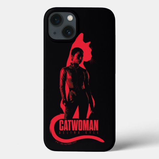 Catwoman Selina Kyle Cat Silhouette Case-Mate iPhone Hülle (Rückseite)