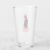 Catwoman Selina Kyle Cat Silhouette Glas (Rückseite)