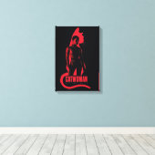 Catwoman Selina Kyle Cat Silhouette Leinwanddruck (Insitu (Holzboden))