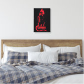 Catwoman Selina Kyle Cat Silhouette Leinwanddruck (Insitu (Schlafzimmer))
