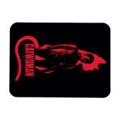 Catwoman Selina Kyle Cat Silhouette Magnet (Horizontal)