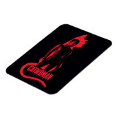 Catwoman Selina Kyle Cat Silhouette Magnet (Linke Seite)