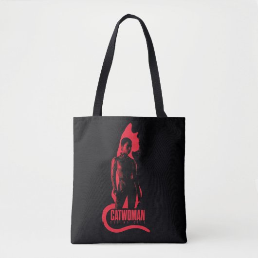 Catwoman Selina Kyle Cat Silhouette Tasche (Vorderseite)
