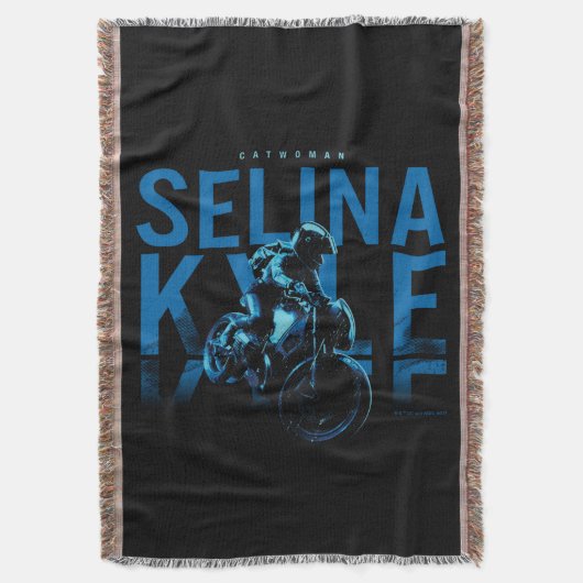 Catwoman Selina Kyle Motorrad Decke (Vorderseite Vertikal)