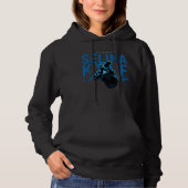 Catwoman Selina Kyle Motorrad Hoodie (Vorderseite)