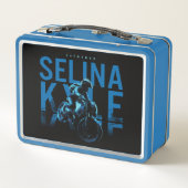 Catwoman Selina Kyle Motorrad Metall Brotdose (Rückseite)