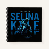 Catwoman Selina Kyle Motorrad Notizblock (Vorderseite)