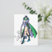 Catwoman Stands Postkarte (Stehend Vorderseite)