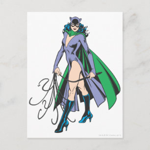 Catwoman Steht aufrecht Postkarte