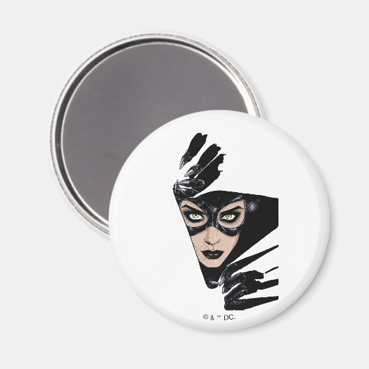 Catwoman The Claws Are Out Cover Illustration Magnet (Vorderseite/Rückseite)