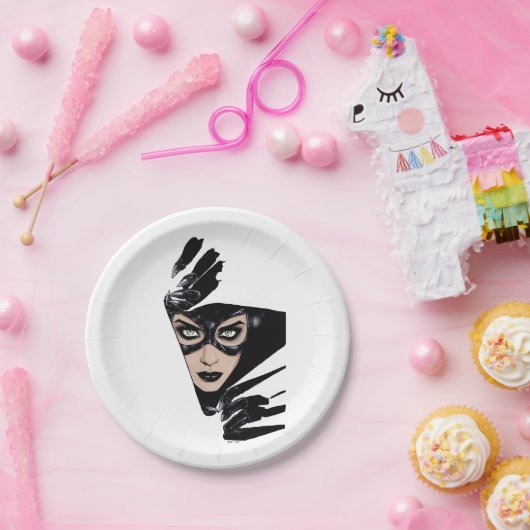 Catwoman The Claws Are Out Cover Illustration Pappteller (Party)