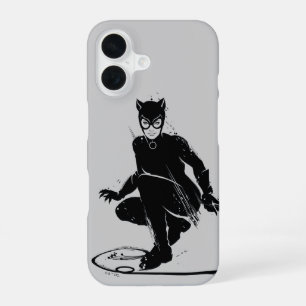 Catwoman Tintenpinsel-Pose iPhone 16 Hülle