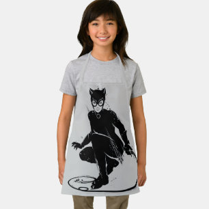 Catwoman Tintenpinsel Pose Schürze