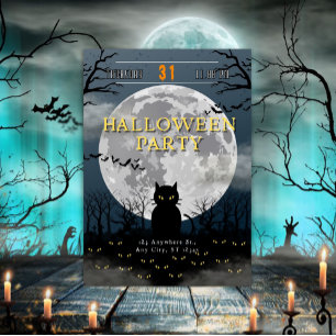 Caty Halloween-Party Einladung