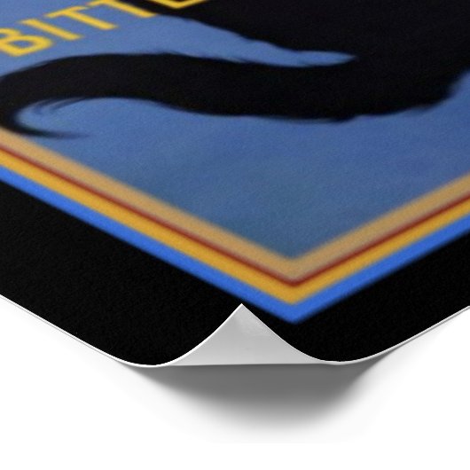 Catz Bitters 12 x 16 Print Poster (Ecke)