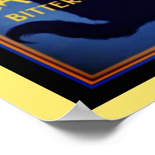 Catz Bitters Vintag 12x16 Poster (Ecke)