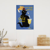 Catz Bitters Vintage-Getränkeposter Poster (Küche)