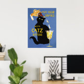 Catz Bitters Vintage-Getränkeposter Poster (Heimbüro)