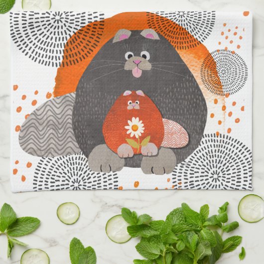 CATZ PAJAMAZ Küchentücher (Gefaltet)