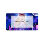 Catzilla Adressaufkleber (Vorne)