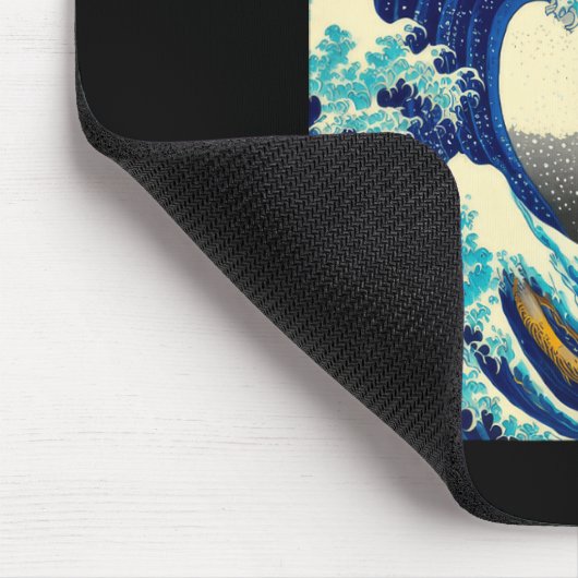 Catzilla Cat Japanisch Kunst Funny Cat Geschenke f Mousepad (Ecke)