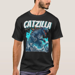 Catzilla Coole Katze für Männer Frauen Kinder Katz T-Shirt