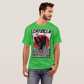 Catzilla-Familie T-Shirt (Vorne ganz)