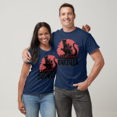 Catzilla Fierce Feline Monster Retro T-Shirt (Unisex)