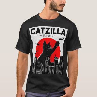 Catzilla Funny Cat , Funny Cat , Cat Lover T-Shirt
