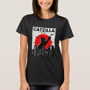 Catzilla Funny Cat Funny Cat Cat Lover T-Shirt
