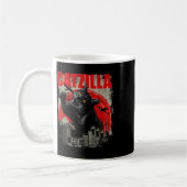 Catzilla - Funny Cat Lover Kitten Kitty Kurz Slee Kaffeetasse (Links)