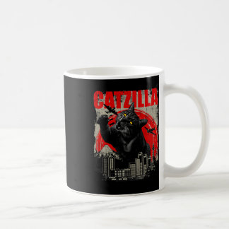 Catzilla - Funny Cat Lover Kitten Kitty Kurz Slee Kaffeetasse