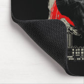 Catzilla - Funny Cat Lover Kitten Kitty Kurz Slee Mousepad (Ecke)